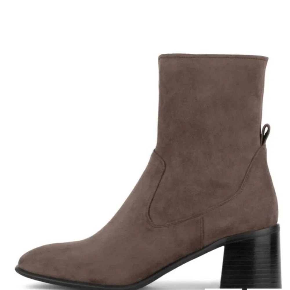 NEW IN BOX JEFFREY CAMPBELL JEREM TAUPE SUEDE BOOTS SZ 10